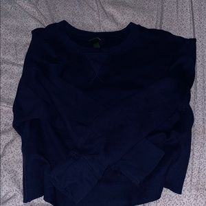 Long-Sleeve Crop Shirt